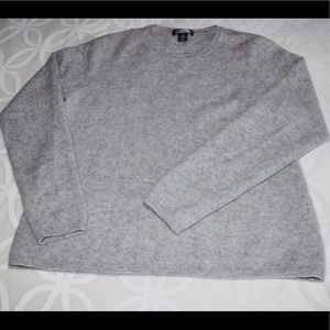 Charter Club 100%Cashmere Gray Sweater Size L